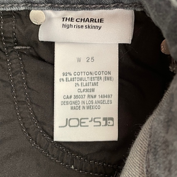 NWOT Joe’s The Charlie High-Rise Skinny Jeans - Size 25 - Picture 8 of 15